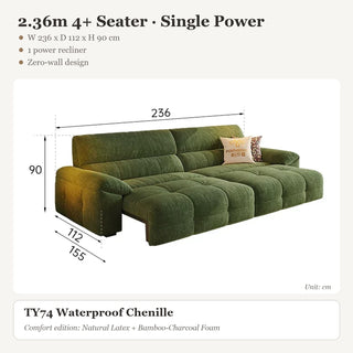 2.36m 4+ Seater · Single Power