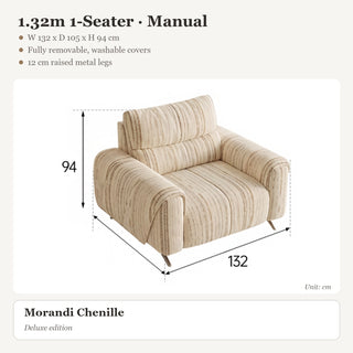 1.32m 1-Seater · Manual
