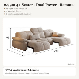 2.99m 4+ Seater · Dual Power · Remote