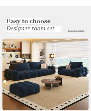Sofa, armchair and footstool