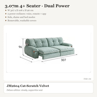 3.07m 4+ Seater · Dual Power