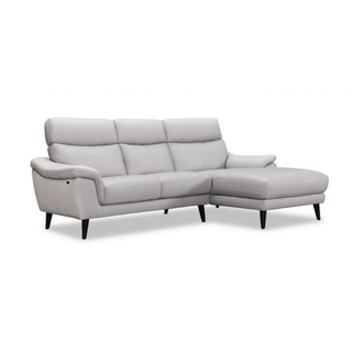 Sayuri Genuine Leather L-Shaped Sofa