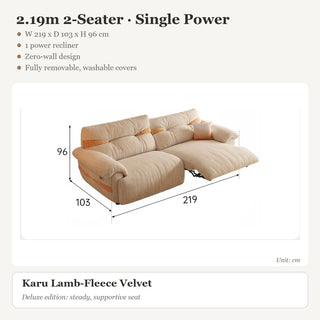 2.19m 2-Seater · Single Power