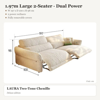 1.97m Large 2-Seater · Dual Power