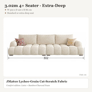 3.02m 4+ Seater · Extra-Deep