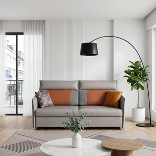 Calvenna Faux Leather Sofa Bed