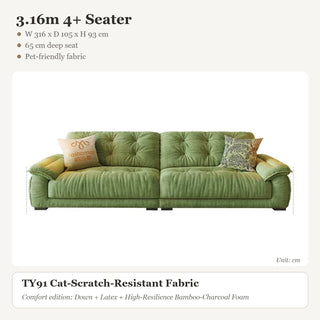3.16m 4+ Seater