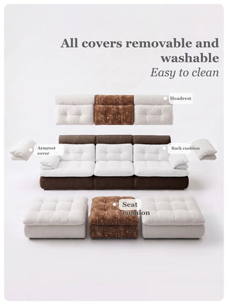 All covers removable and washable