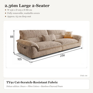 2.36m Large 2-Seater