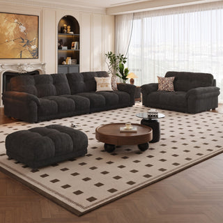Eselex Cloud Anti-Mite Chenille Sofa in a living room