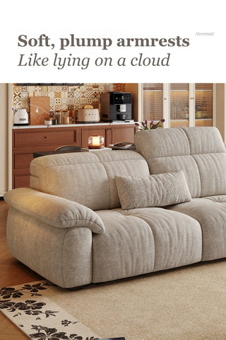 Soft, plump armrests