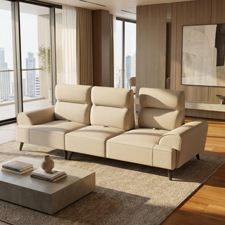 Brylor Fabric Adjustable Backrest Sofa by Esteller (Pet Friendly & Easy Clean)