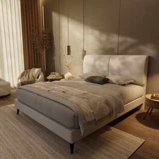 Gretelle Genuine Leather Divan Bed Frame