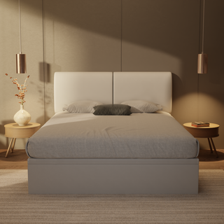 Gretelle Genuine Leather Storage Bed (Gas Lift)