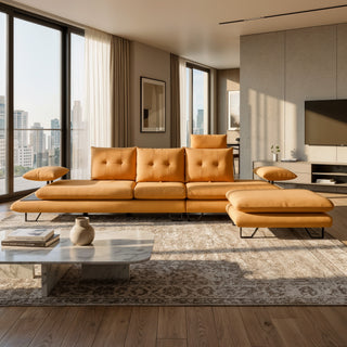 Rovanor Fabric Adjustable Backrest & Armrest Sofa by Esteller (Pet Friendly & Easy Clean)