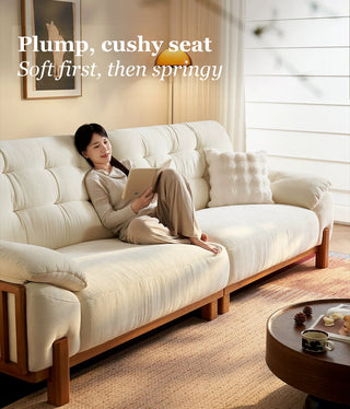 Plump, cushy seat