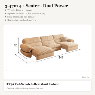 3.47m 4+ Seater · Dual Power