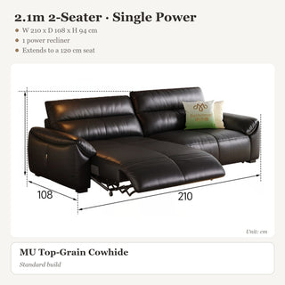 2.1m 2-Seater · Single Power