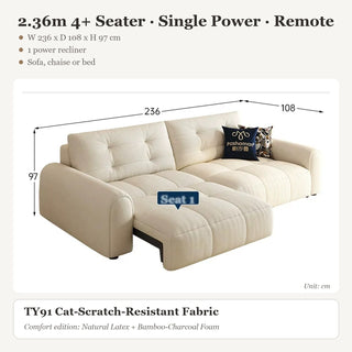 2.36m 4+ Seater · Single Power · Remote