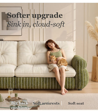 Soft, sink-in seat
