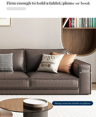 25 cm wide armrests
