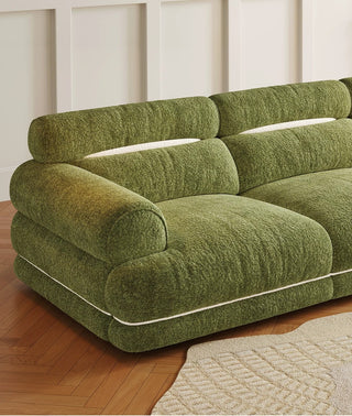 Rounded, plump armrests