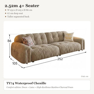 2.52m 4+ Seater