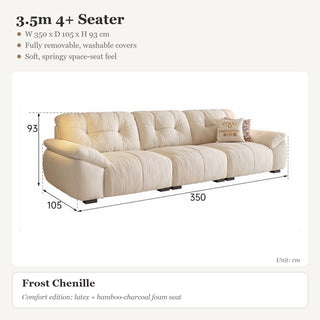 3.5m 4+ Seater · Frost Chenille