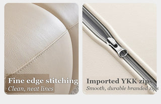 Fine stitching and YKK zips