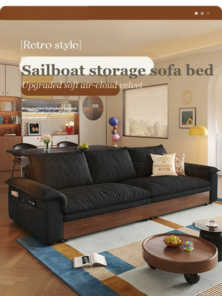 Sailboat storage sofa bed