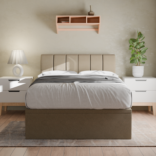 Kazura Fabric Storage Bed