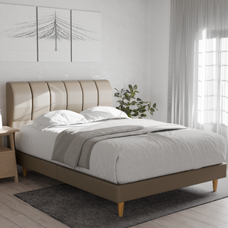 Kazura Faux Leather Bed Frame