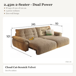 2.45m 2-Seater · Dual Power