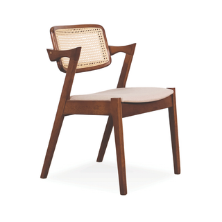 Parvin Rattan Wooden Dining Chair
