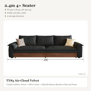 2.4m 4+ Seater