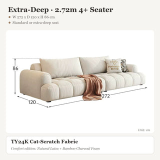 Extra-Deep · 2.72m 4+ Seater
