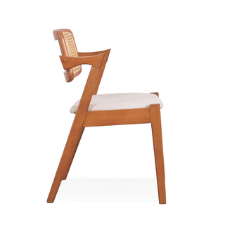 Parvin Rattan Wooden Dining Chair