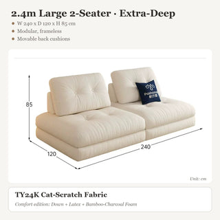 2.4m Large 2-Seater · Extra-Deep