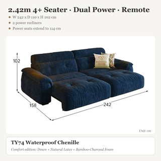 2.42m 4+ Seater · Dual Power · Remote