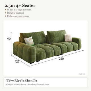 2.5m 4+ Seater