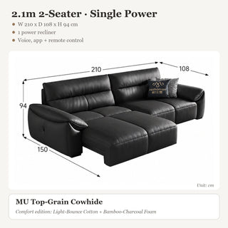 2.1m 2-Seater · Single Power