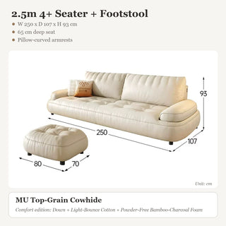 2.5m 4+ Seater + Footstool