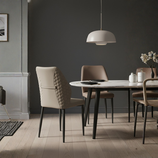 Renelle Faux Leather Dining Chair (Pet Friendly)