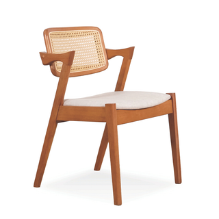 Parvin Rattan Wooden Dining Chair