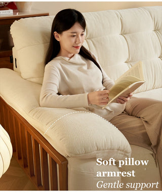 Soft pillow armrests