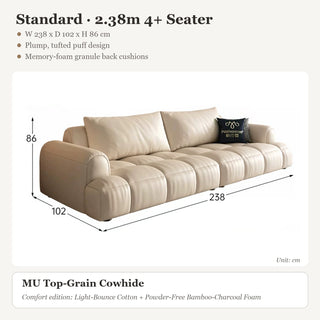 Standard · 2.38m 4+ Seater