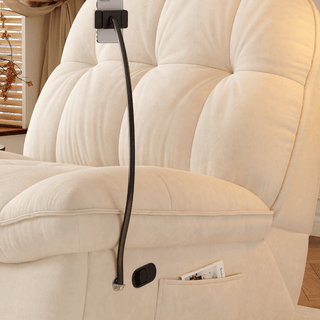 Gillian Fabric Recliner Armchair Sofa by Esteller