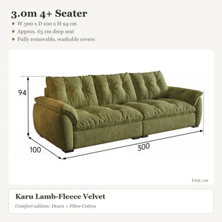 3.0m 4+ Seater