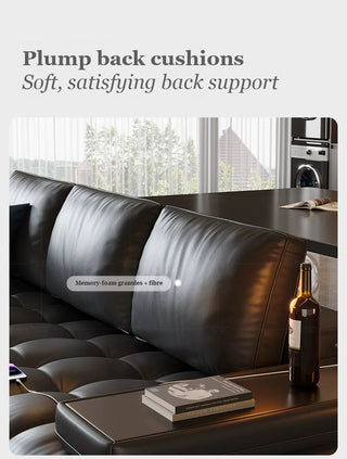 Plump back cushions