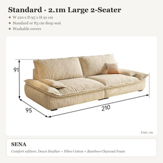 Standard · 2.1m Large 2-Seater